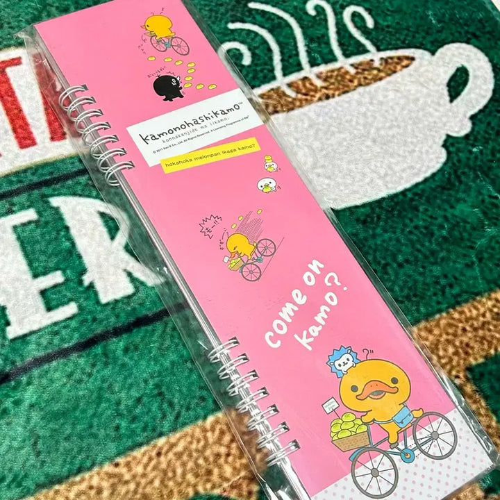 [BUNJANG] San-X Kamonohashi Kamo Notebook / 고전문구 산엑스 카모노하시카모 긴 수첩 노트