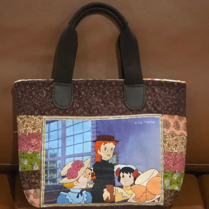 [BUNJANG] Red Hair Anne Quilt Tote Bag / 빨강머리앤  퀼트 토트백