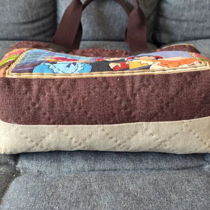 [BUNJANG] Red Hair Anne Quilt Tote Bag / 빨강머리앤  퀼트 토트백