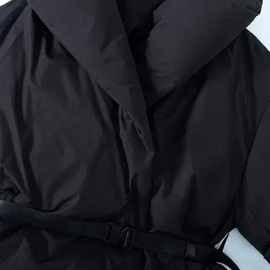 [BUNJANG] eleventhirty Shawl Collar Duck Down Padding Jacket Black / eleventhirty 숄 카라 덕다운 패딩 블랙