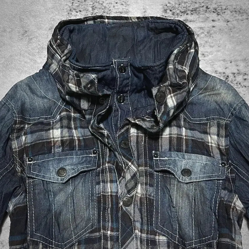 [BUNJANG] 00s Wrinkled Denim Shirt / (in the attic) 00s wrinkled denim shirt