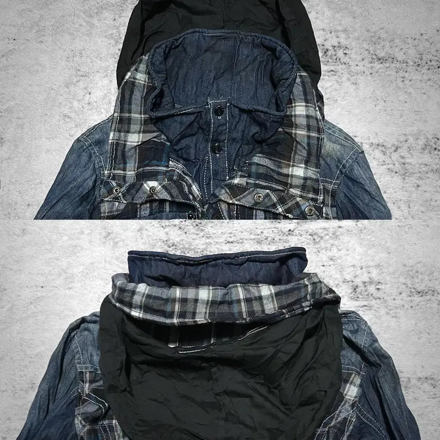 [BUNJANG] 00s Wrinkled Denim Shirt / (in the attic) 00s wrinkled denim shirt