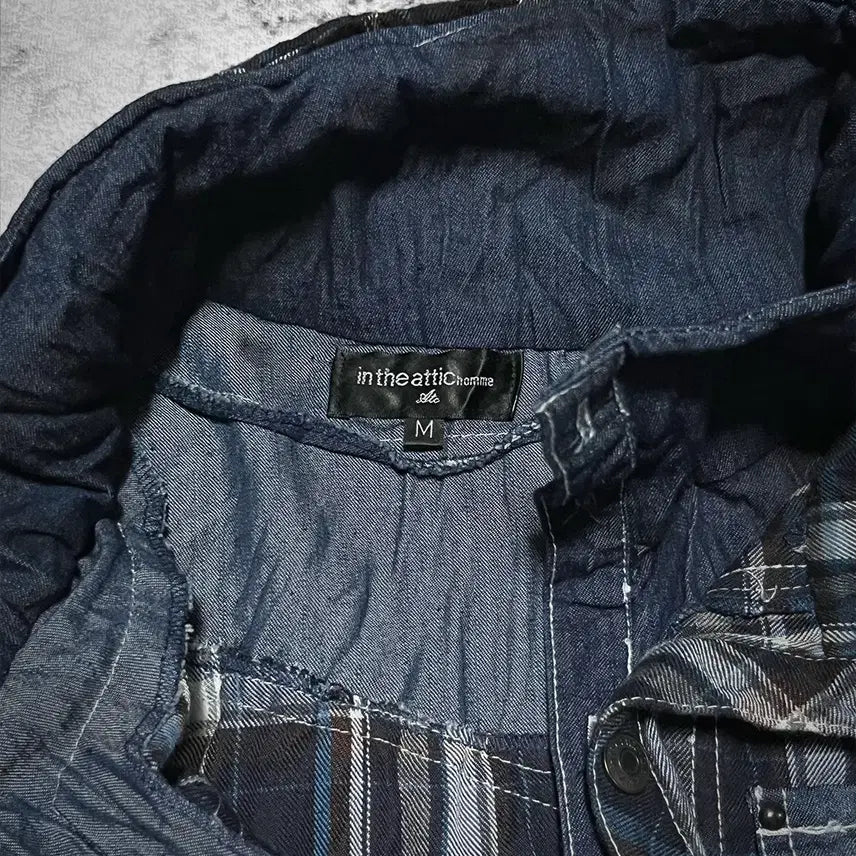 [BUNJANG] 00s Wrinkled Denim Shirt / (in the attic) 00s wrinkled denim shirt
