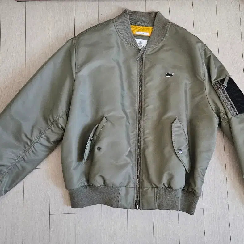 [BUNJANG] Lacoste Live Oversized Bomber Jacket L / [무료배송]라코스테 라이브 오버사이즈 항공 자켓 L