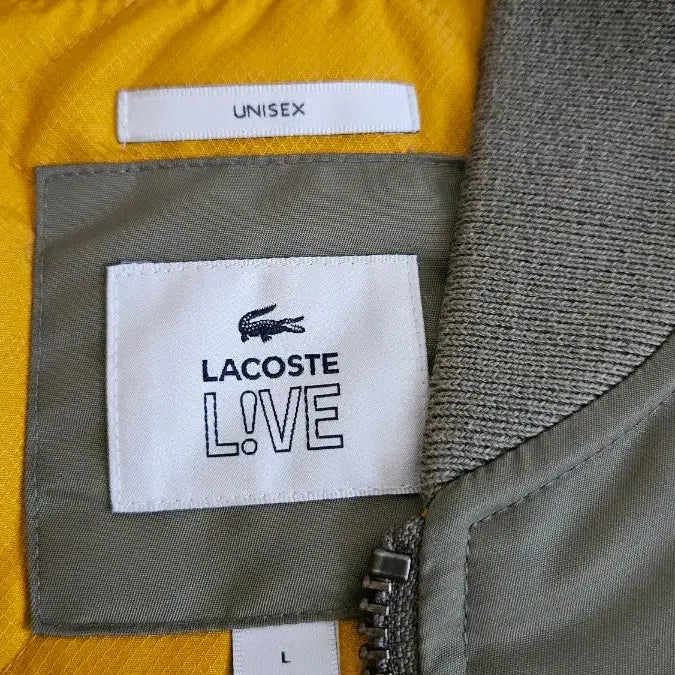 [BUNJANG] Lacoste Live Oversized Bomber Jacket L / [무료배송]라코스테 라이브 오버사이즈 항공 자켓 L