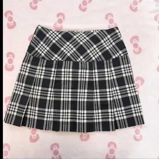 [BUNJANG] Pom Ponette Gyaaru Check Skirt / POM PONETTE 오네 갸루 체크 스커트