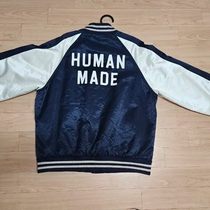 [BUNJANG] HUMAN MADE Varsity Jacket XL Navy / HUMAN MADE 바시티 자켓 XL 네이비