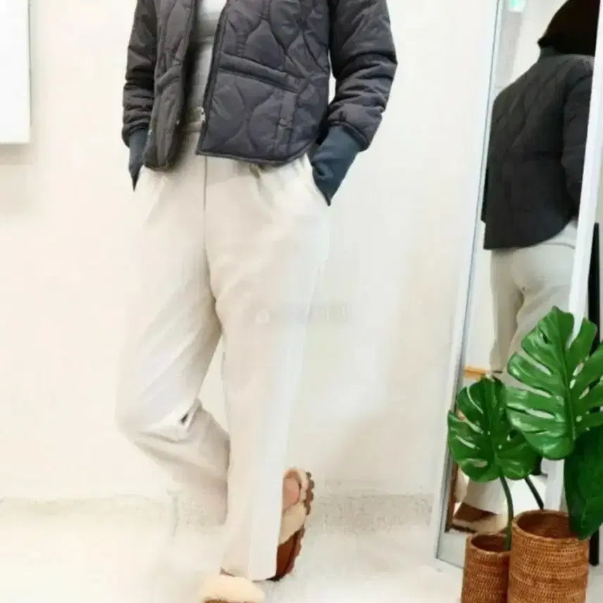 [BUNJANG] Quilted Padded Jacket / 누빔 퀼팅 패딩(새상품)소량세일