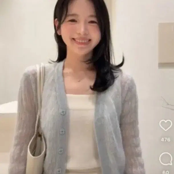 [BUNJANG] Sie Claudie Cardigan Fog Blue / 시에sie 클라우디 가디건 포그블루 (택미제거)
