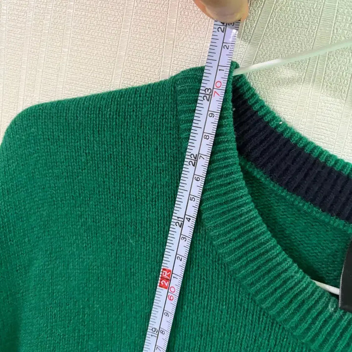 [BUNJANG] Kangol Green Knit Sweater / 캉골 그린 니트