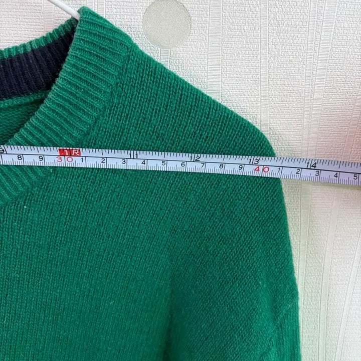 [BUNJANG] Kangol Green Knit Sweater / 캉골 그린 니트