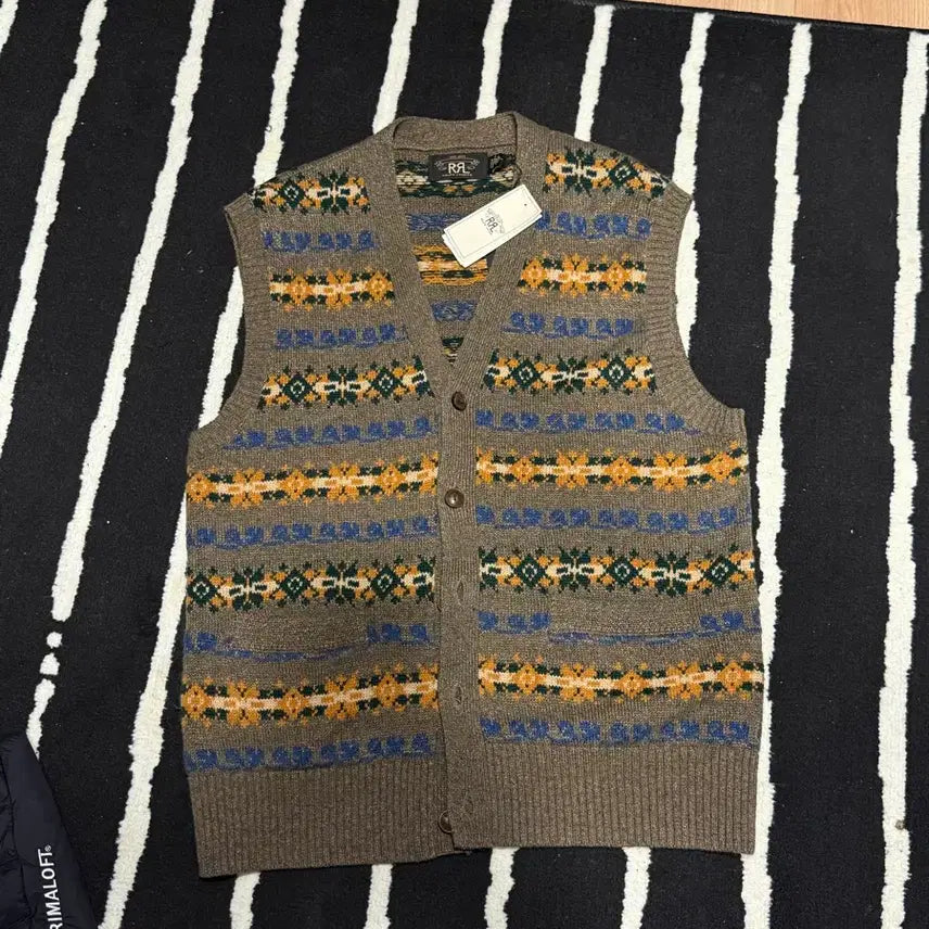 [BUNJANG] Fair Isle Vest M / 더블알엘 페어아일 베스트 M
