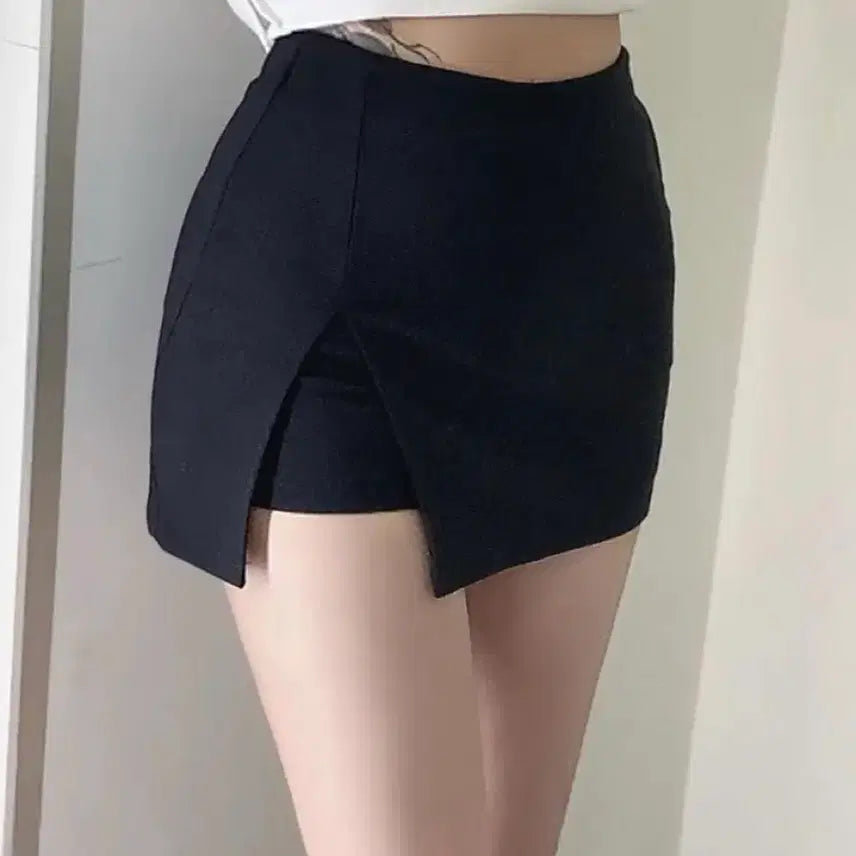 [BUNJANG] Imported Spandex Slit Skirt / 스판 트임 스커트 새상품 수입의류 치마