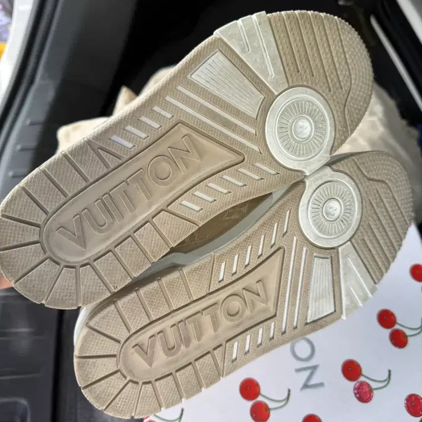 [BUNJANG] Louis Vuitton Trainer Sneakers 230 Beige / 루이비통 트레이너 스니커즈 230 베이지