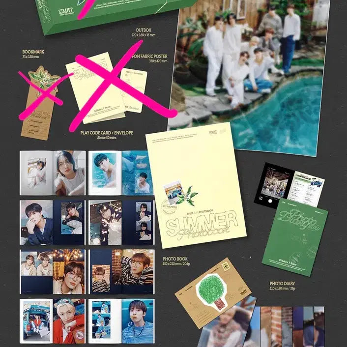 [BUNJANG] ATEEZ 2024 Summer Photobook Set / 에이티즈 2024 썸머 포토북 세트