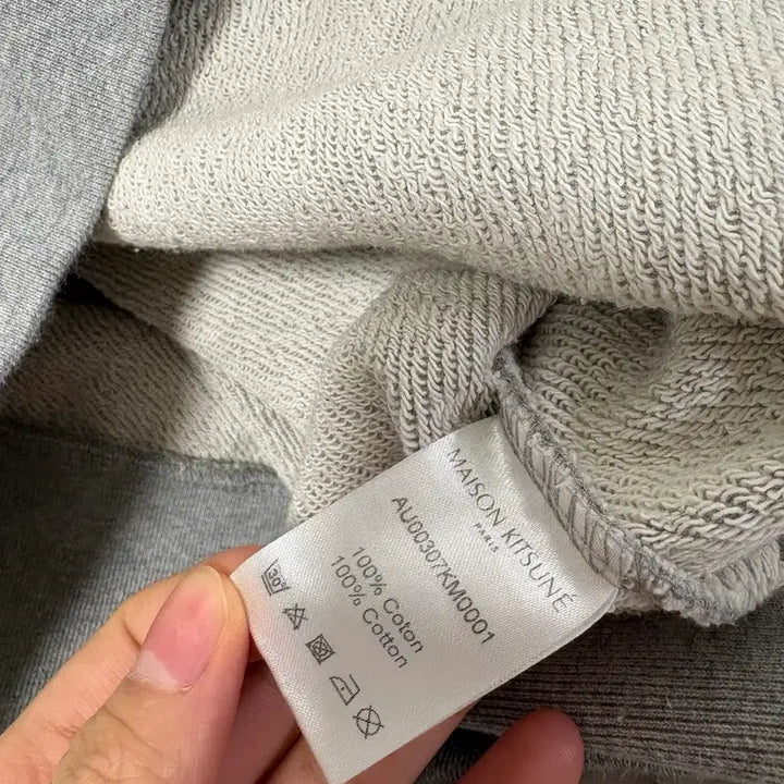 [BUNJANG] Maison Kitsune Hoodie Gray S / 정품 메종키츠네 후드티S (1회착용)