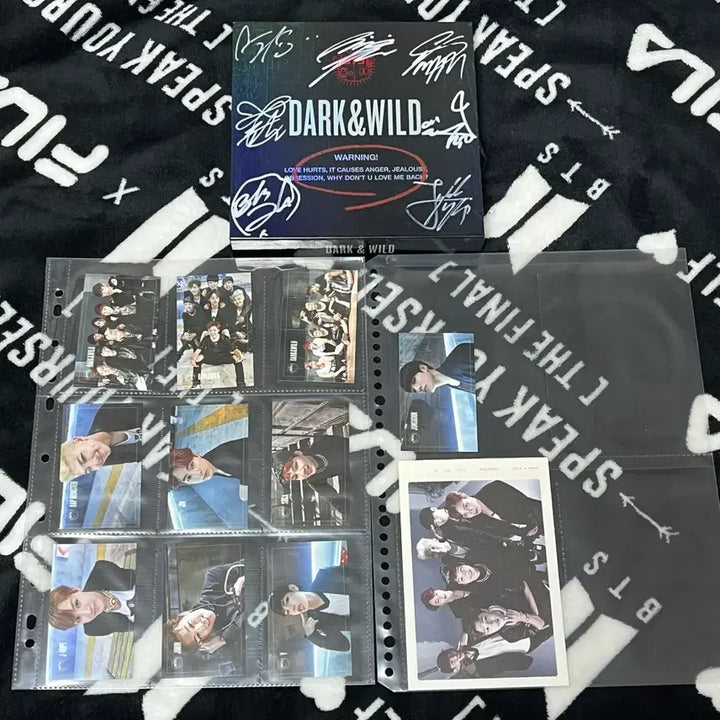 방탄 다크앤와일드 싸인앨범포카 BTS DARK&WILD ALBUMPOCA