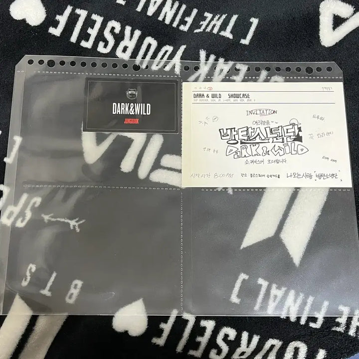방탄 다크앤와일드 싸인앨범포카 BTS DARK&WILD ALBUMPOCA