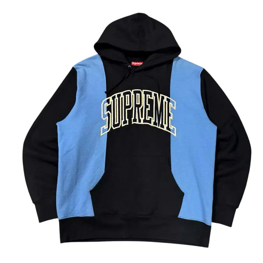 [BUNJANG] Supreme Panel Arc Hoodie Black (XL) / (XL) 19FW 슈프림 패널 아크 후드티 블랙