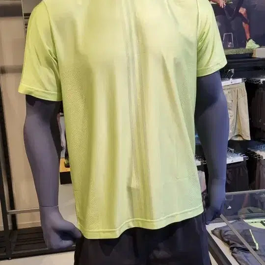 [BUNJANG] Adidas HIIT Training Set (Lime/Black) / 아디다스 트레이닝 반팔반바지 세트 라임/블랙(새상품)