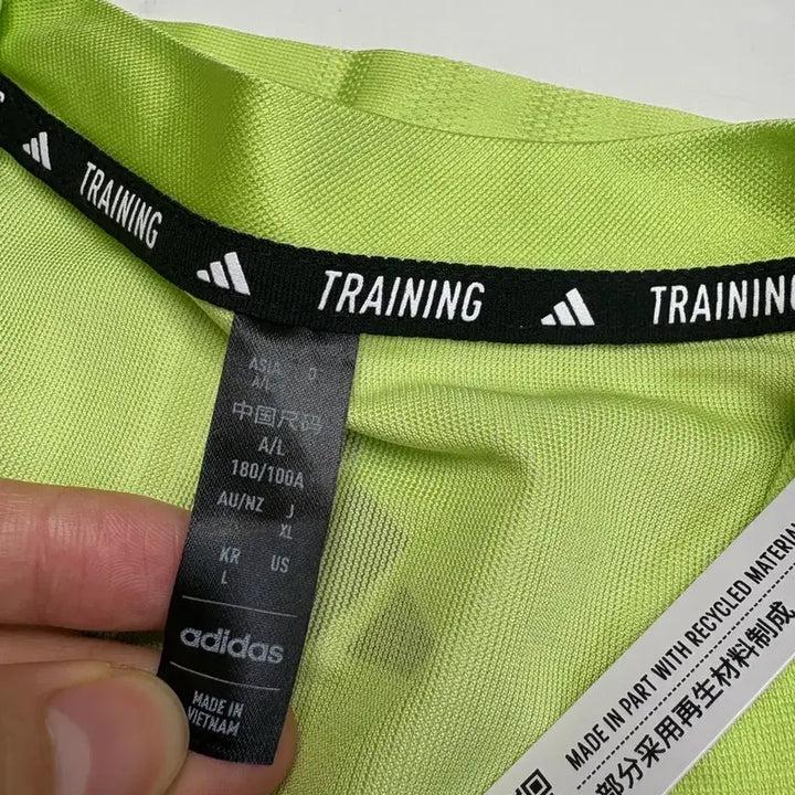[BUNJANG] Adidas HIIT Training Set (Lime/Black) / 아디다스 트레이닝 반팔반바지 세트 라임/블랙(새상품)