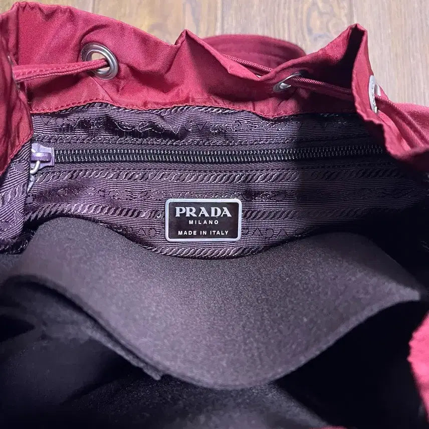 [BUNJANG] Prada Red Pocono Backpack / 프라다 레드 포코노 백팩