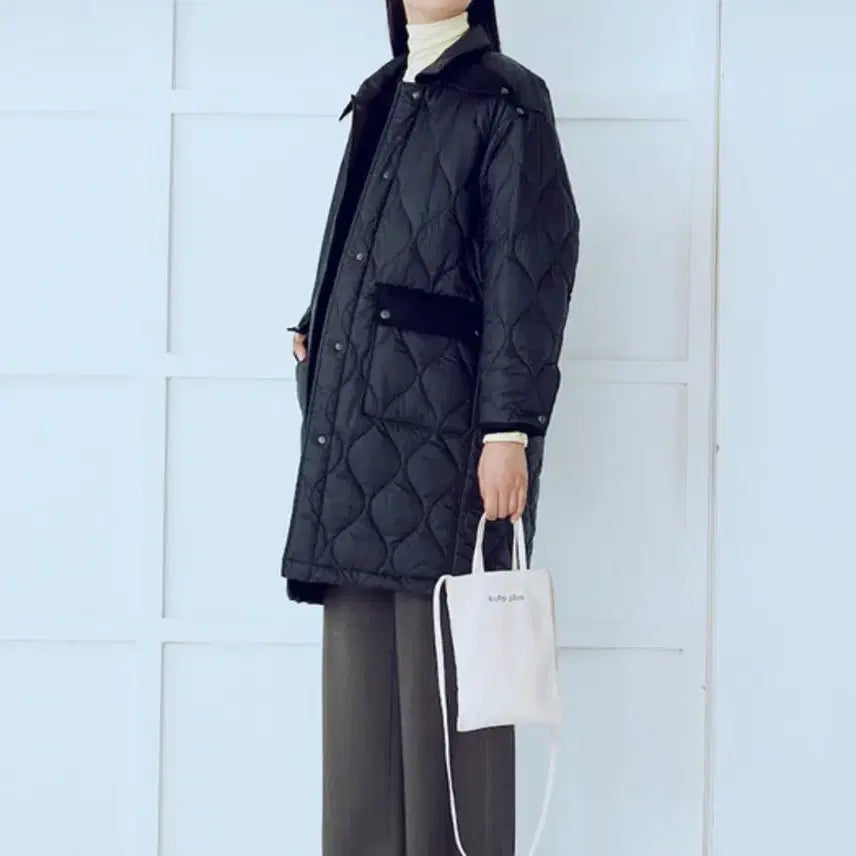 [BUNJANG] Kuhol Plus Long Quilted Padded Jacket / 정품 구호플러스 롱 퀼팅 패딩(새상품)