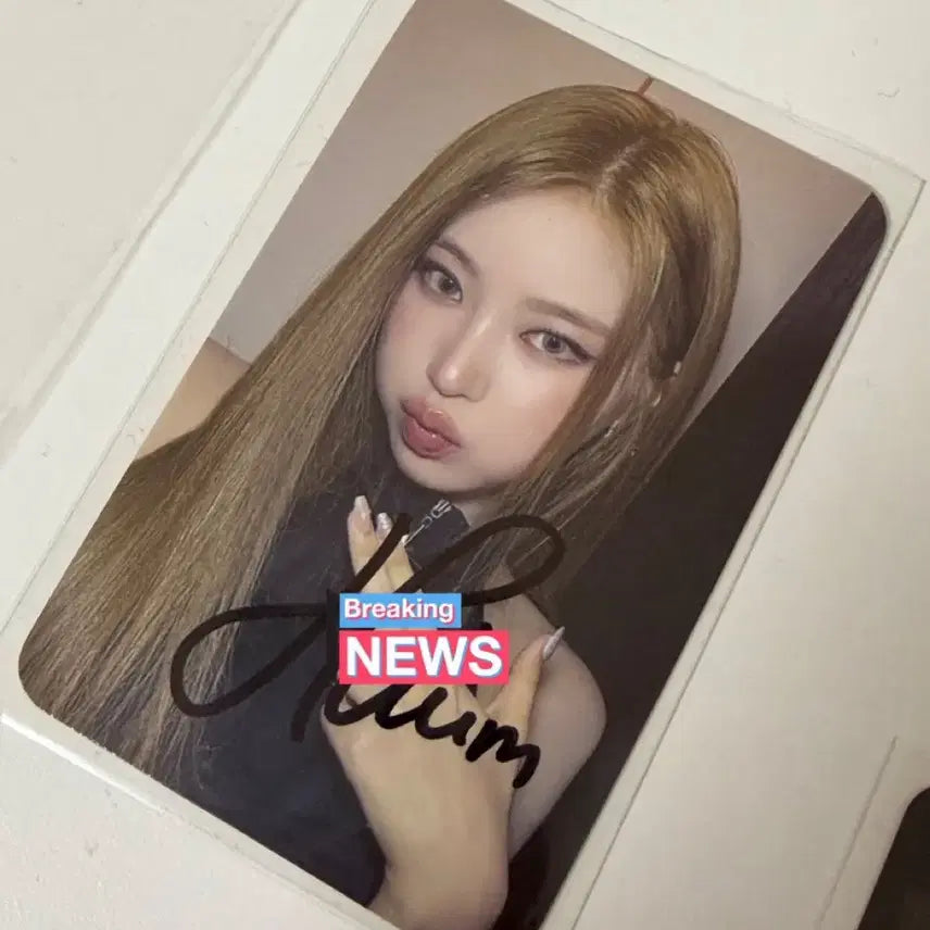 [BUNJANG] Kiki HaEum Signed Photocard / 키키 하음 마뮤테 싸인포카 양도