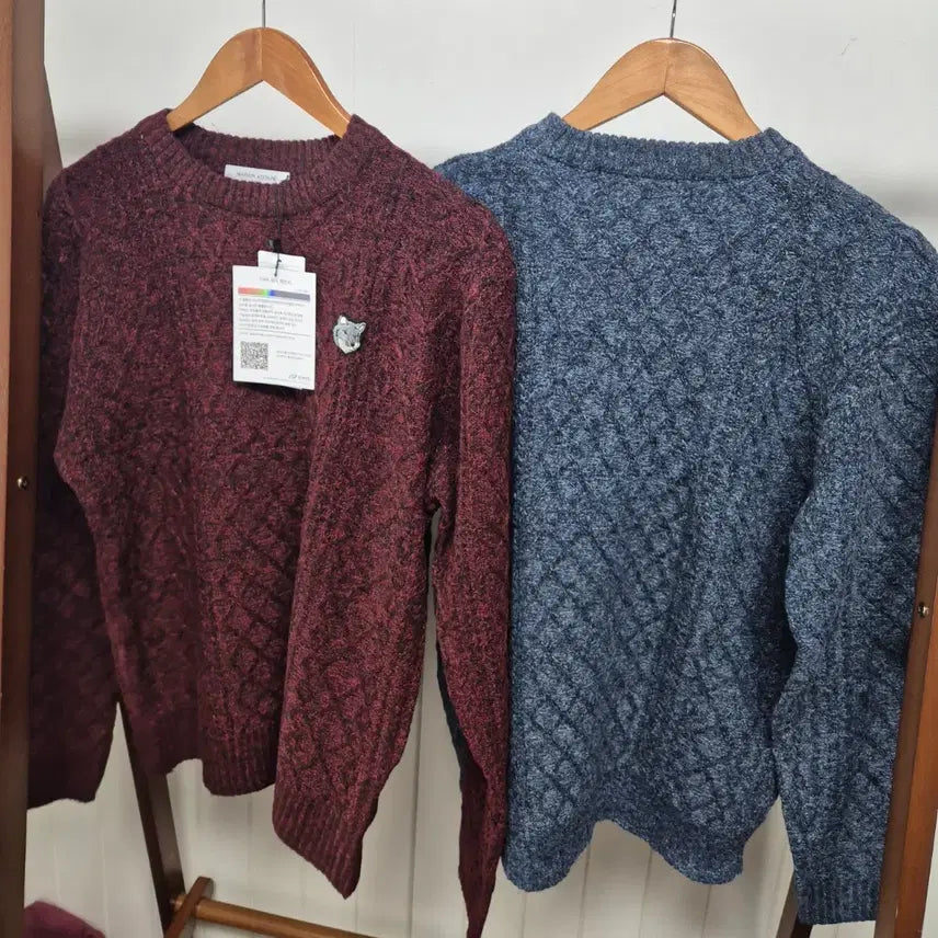 [BUNJANG] Maison Kitsune Fox Knit Sweater (Unisex) / 역마진 시즌특가 봄가을 메종키츠네 폭스니트 새상품(남녀공용)