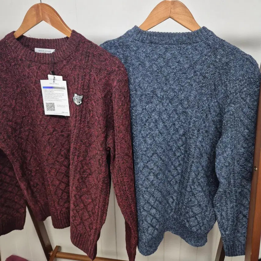 [BUNJANG] Maison Kitsune Fox Knit Sweater (Unisex) / 역마진 시즌특가 봄가을 메종키츠네 폭스니트 새상품(남녀공용)