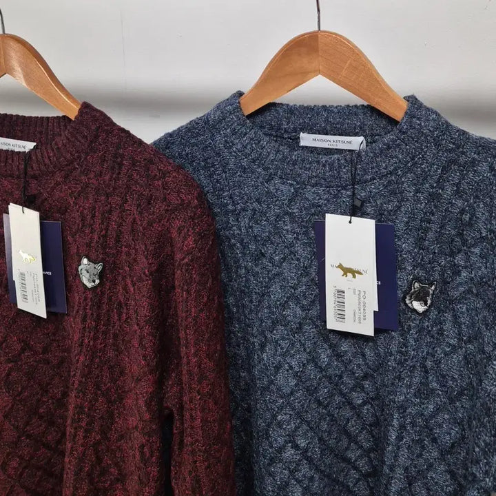 [BUNJANG] Maison Kitsune Fox Knit Sweater (Unisex) / 역마진 시즌특가 봄가을 메종키츠네 폭스니트 새상품(남녀공용)