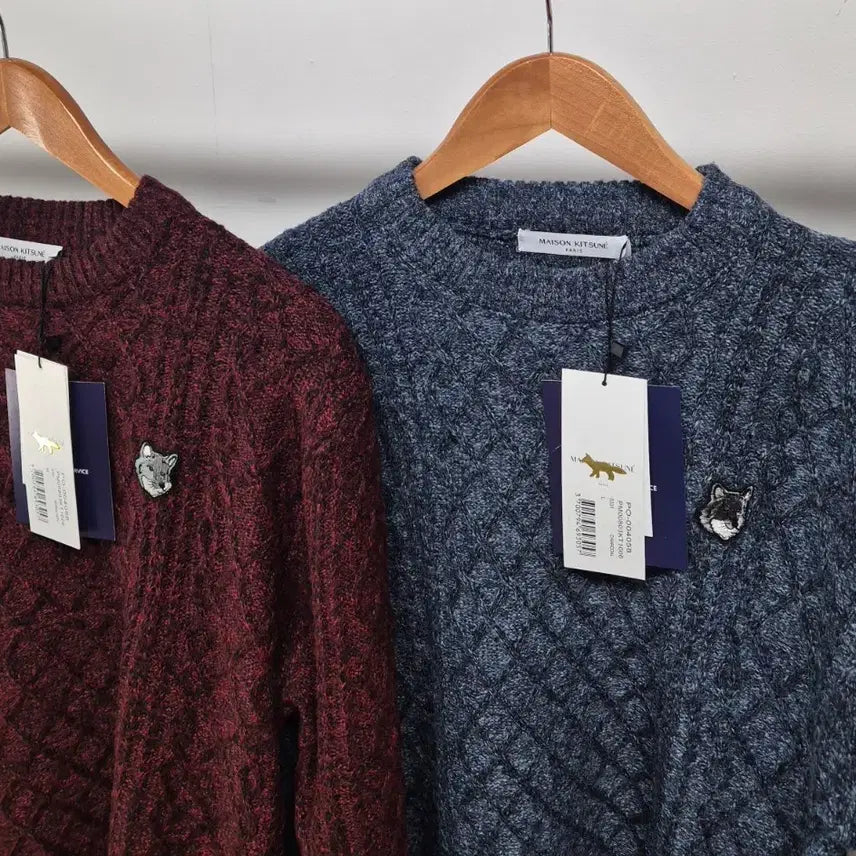 [BUNJANG] Maison Kitsune Fox Knit Sweater (Unisex) / 역마진 시즌특가 봄가을 메종키츠네 폭스니트 새상품(남녀공용)