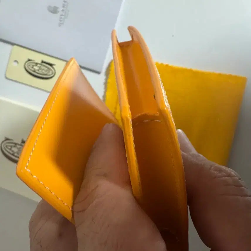 [BUNJANG] Goyard Malesherbes Yellow Bi-fold Wallet / 고야드 말제르브