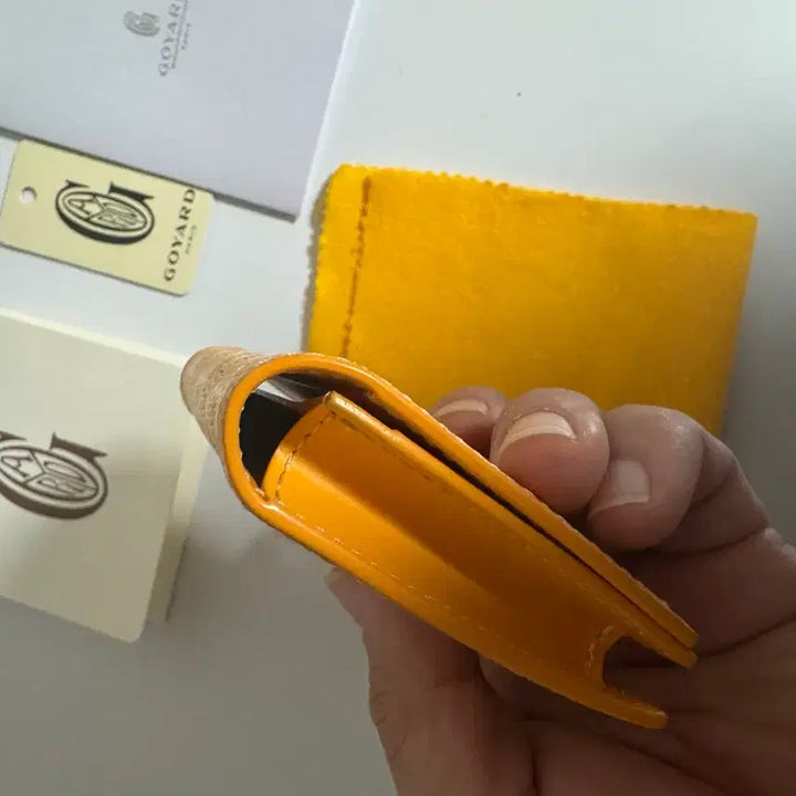 [BUNJANG] Goyard Malesherbes Yellow Bi-fold Wallet / 고야드 말제르브