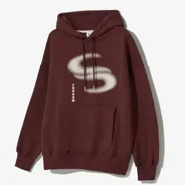 [BUNJANG] Sorano Burgundy Hooded Sweatshirt / 소라노 후드티 버건디