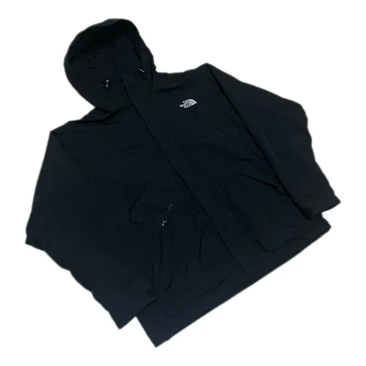 [BUNJANG] The North Face 6-Pocket Hooded Windbreaker Jacket / 노스페이스 블랙 6포켓 후드 바람막이 자켓