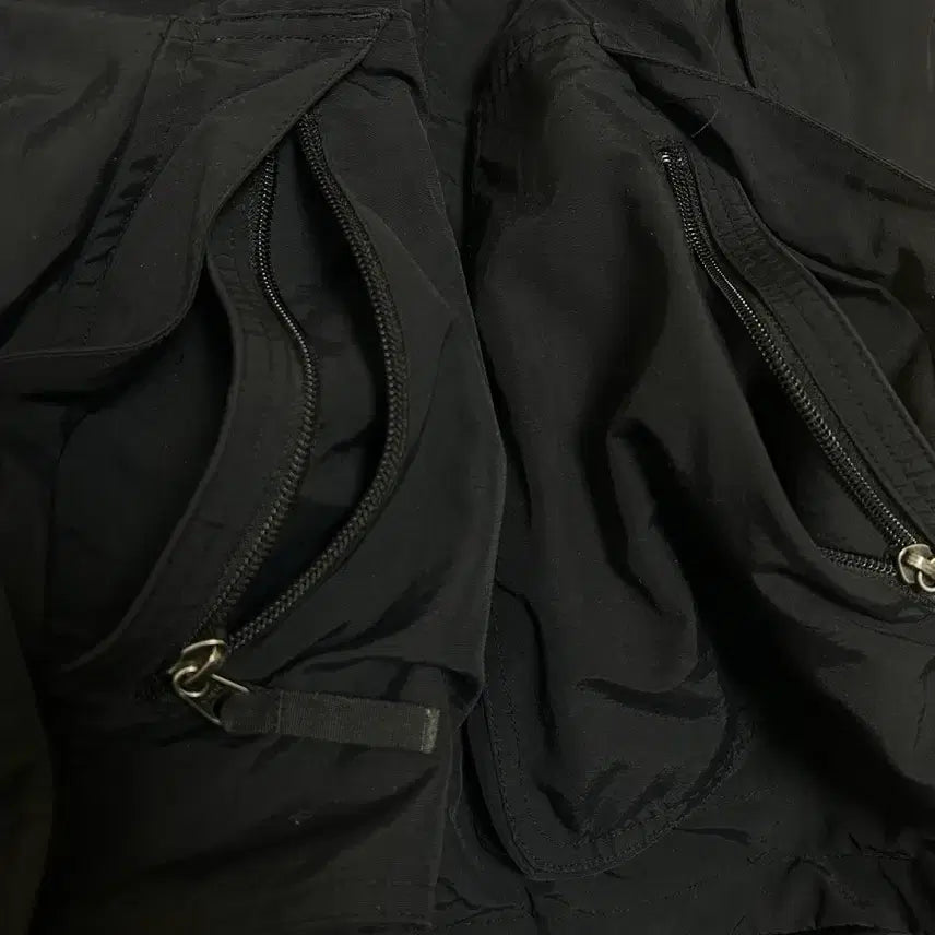 [BUNJANG] The North Face 6-Pocket Hooded Windbreaker Jacket / 노스페이스 블랙 6포켓 후드 바람막이 자켓