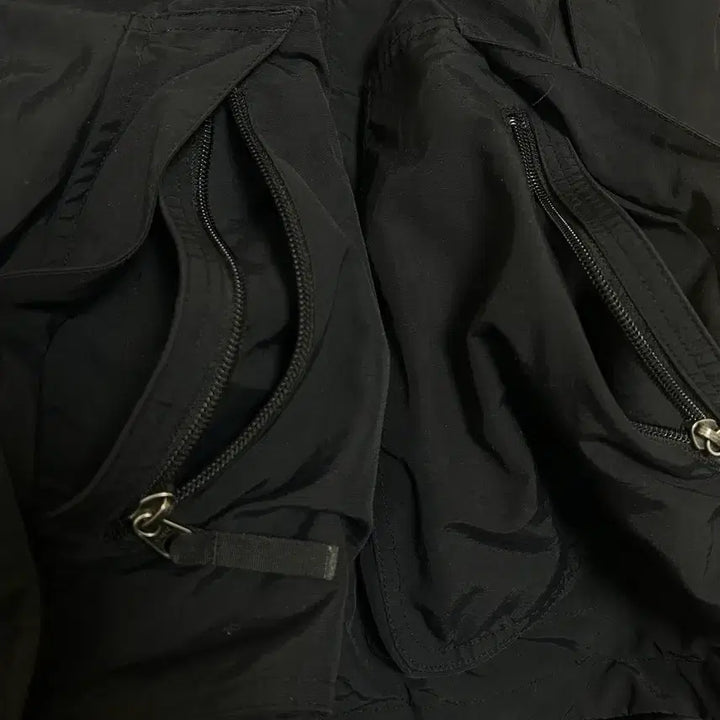 [BUNJANG] The North Face 6-Pocket Hooded Windbreaker Jacket / 노스페이스 블랙 6포켓 후드 바람막이 자켓