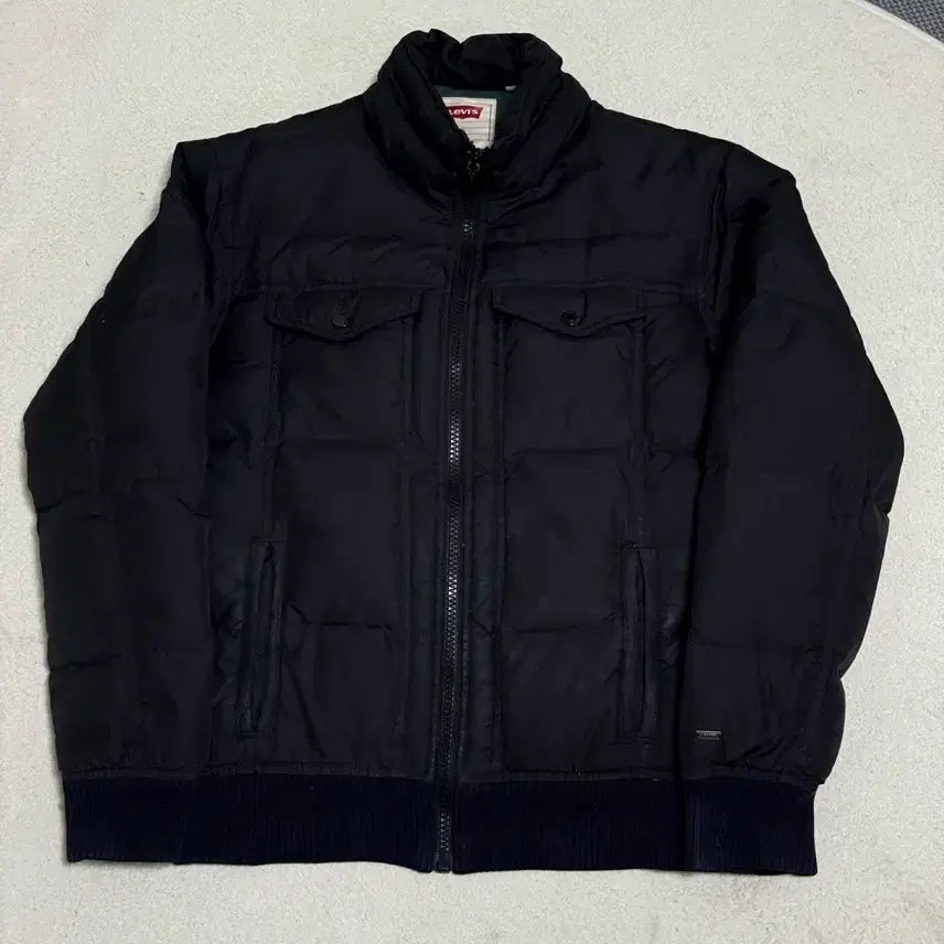[BUNJANG] Levi's Black Padded Jumper M / 리바이스 블랙 패딩 점퍼 M