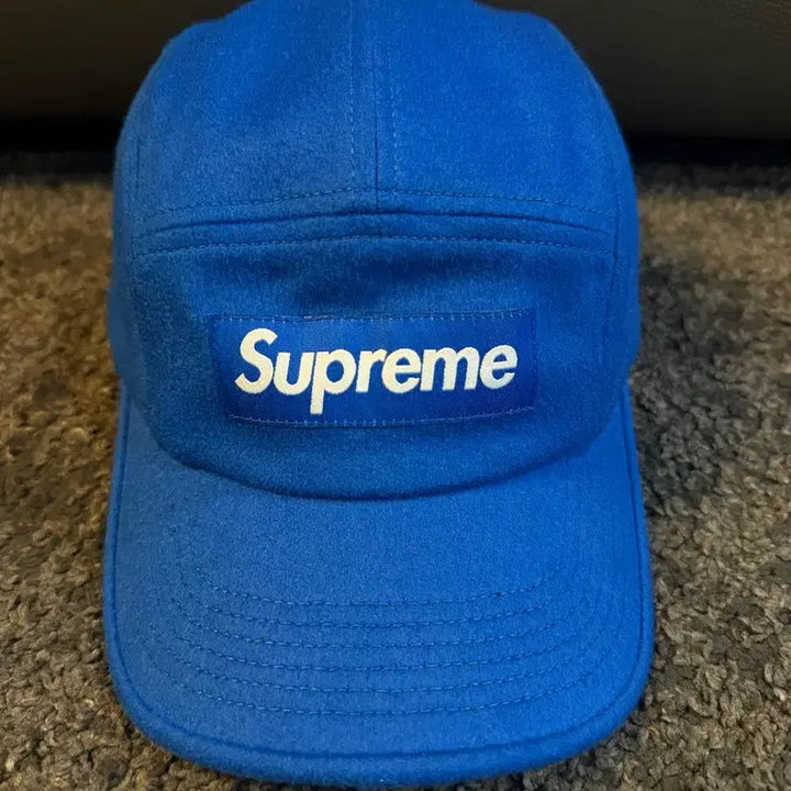 [BUNJANG] Supreme Wool Camp Cap Blue / 21FW 슈프림 울 캠프캡 블루