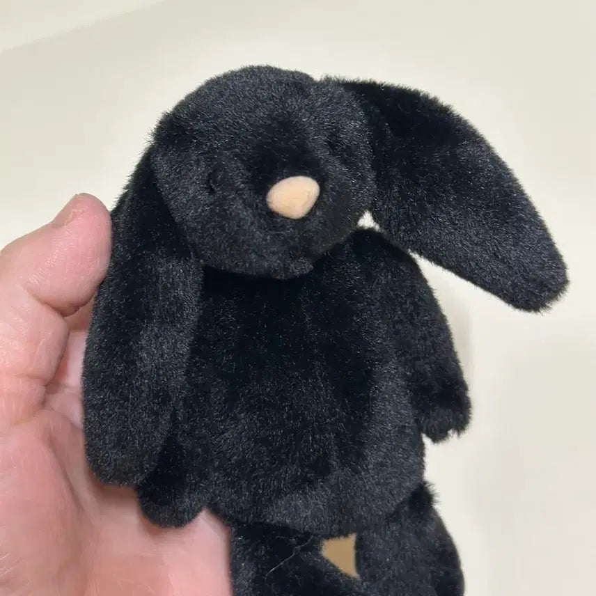 [BUNJANG] My Lovely Shasha S Black Rabbit Doll Keyring / 마이러블리샤샤 S 인형키링/ 블랙/ 딱 1개보유중