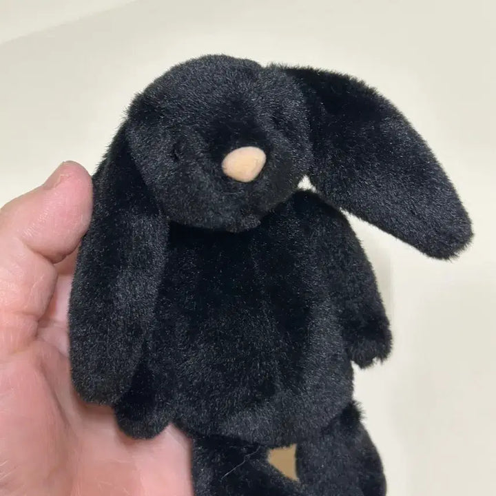 [BUNJANG] My Lovely Shasha S Black Rabbit Doll Keyring / 마이러블리샤샤 S 인형키링/ 블랙/ 딱 1개보유중