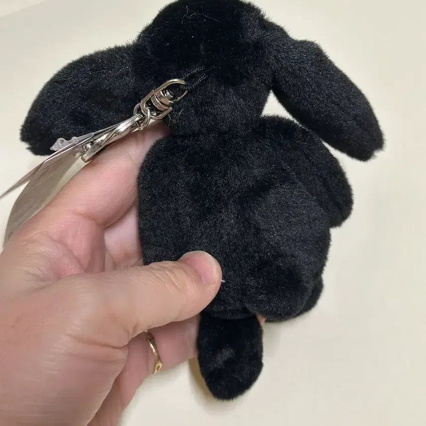 [BUNJANG] My Lovely Shasha S Black Rabbit Doll Keyring / 마이러블리샤샤 S 인형키링/ 블랙/ 딱 1개보유중