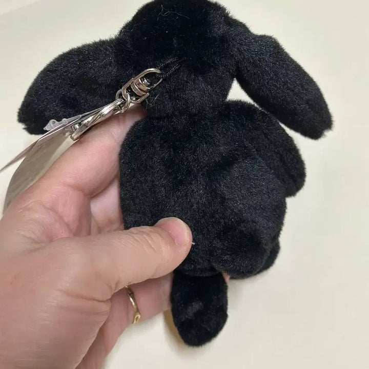 [BUNJANG] My Lovely Shasha S Black Rabbit Doll Keyring / 마이러블리샤샤 S 인형키링/ 블랙/ 딱 1개보유중