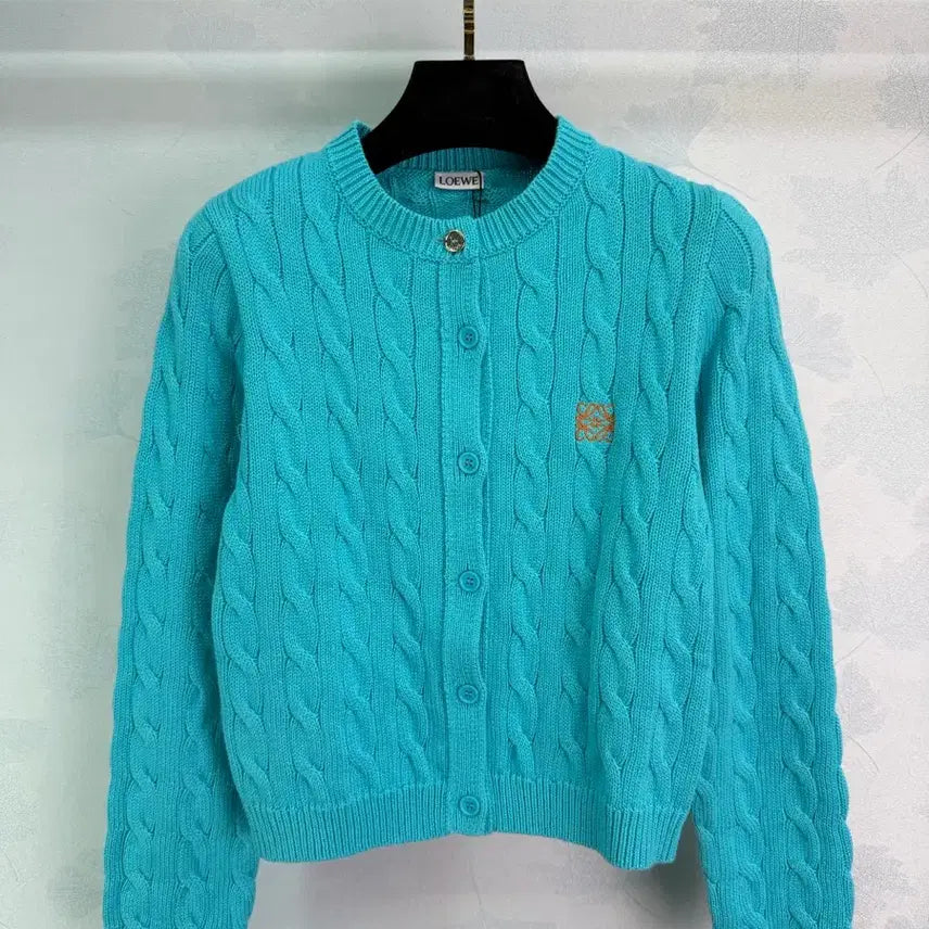 [BUNJANG] Loewe Cable Knit Cardigan / Loew 케이블 니트 가디건