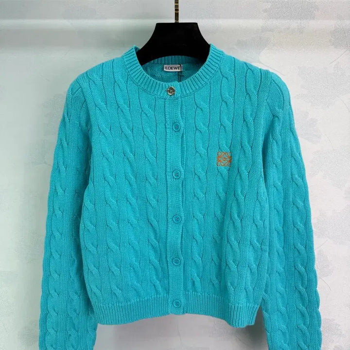[BUNJANG] Loewe Cable Knit Cardigan / Loew 케이블 니트 가디건