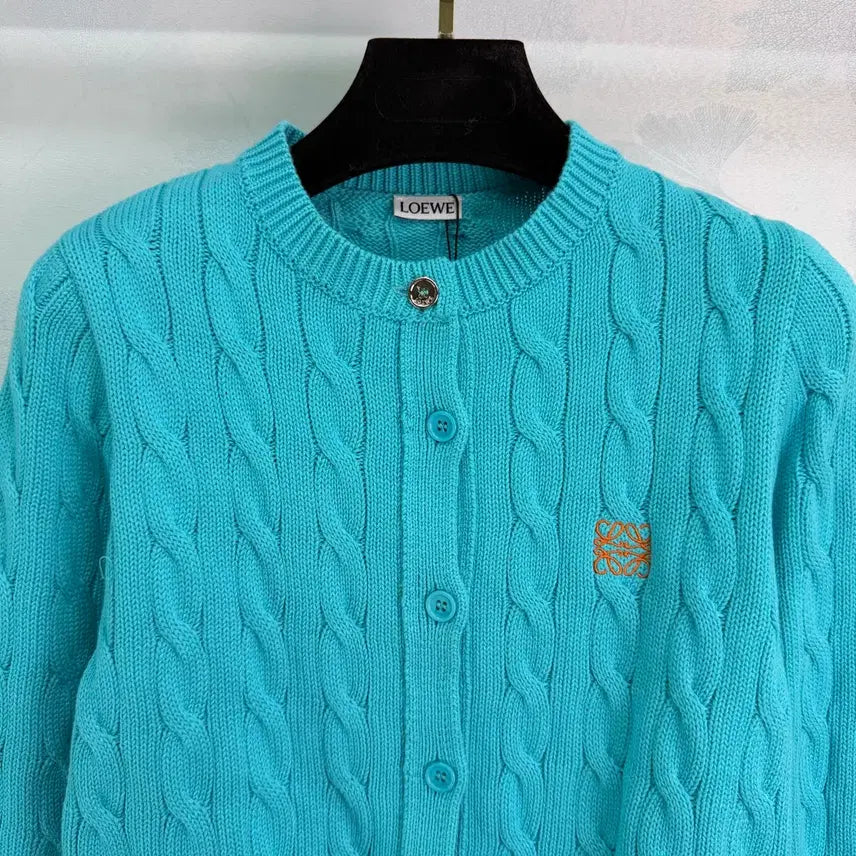 [BUNJANG] Loewe Cable Knit Cardigan / Loew 케이블 니트 가디건