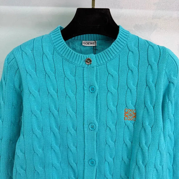 [BUNJANG] Loewe Cable Knit Cardigan / Loew 케이블 니트 가디건