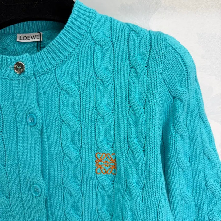 [BUNJANG] Loewe Cable Knit Cardigan / Loew 케이블 니트 가디건