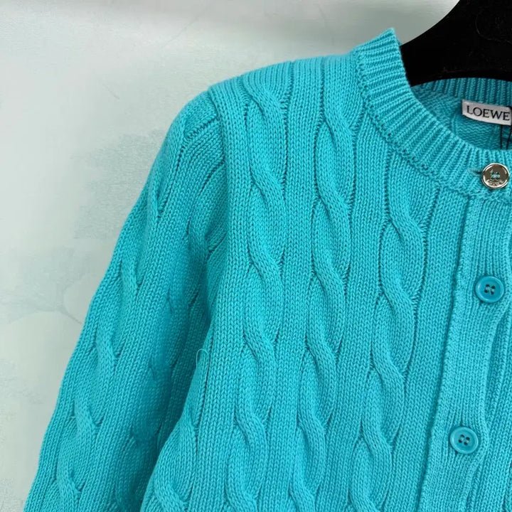 [BUNJANG] Loewe Cable Knit Cardigan / Loew 케이블 니트 가디건